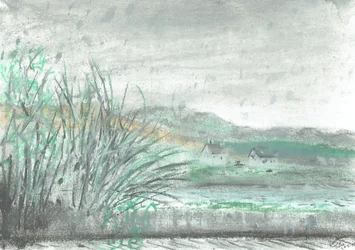 Île de Jura sous la pluie, 2005
